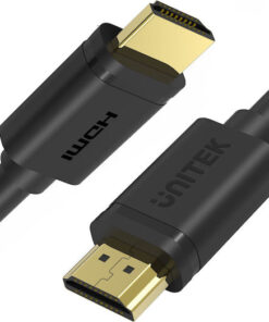 Alternative view of Unitek 4k C1101bk Black HDMI 2.0 Cable HDMI male - HDMI male 0.3m Μαύρο C11061BK