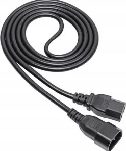 Alternative view of Akyga IEC C14 - IEC C15 Cable 1.8m Μαύρο AK-UP-06