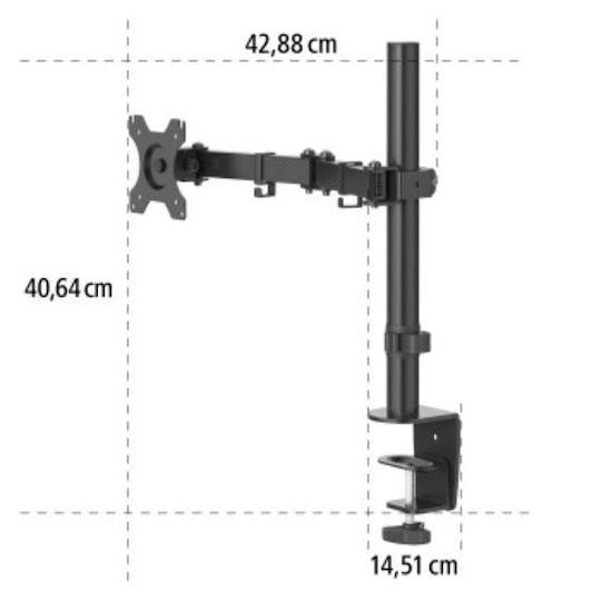 HAMA Βάση Γραφείου Οθόνης έως 32" με Βραχίονα (00118490) - Image 7
