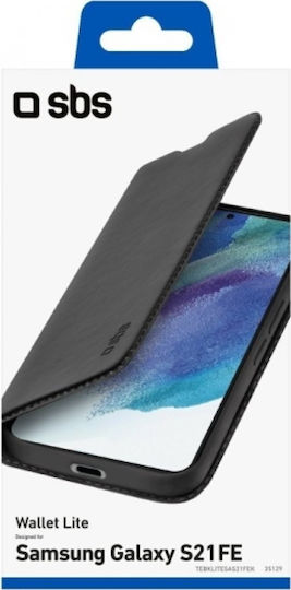 SBS Lite Book Δερματίνης Μαύρο (Galaxy S21 FE 5G) BKLITESAS21FEK - Image 3