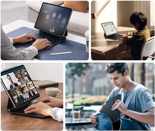 Dux Ducis MK Series Flip Cover με Πληκτρολόγιο Μαύρο (iPad Pro 2024 11") - Image 10