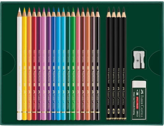 Faber-Castell Polychromos Ξυλομπογιές Γκρι Σετ 17τμχ 210052 - Image 3