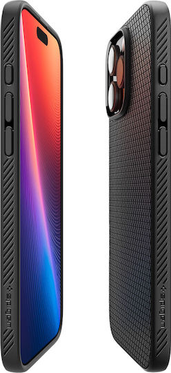 Spigen Liquid Air Back Cover Σιλικόνης 0.3mm Matte Black (iPhone 16 Pro Max) ACS07988 - Image 12