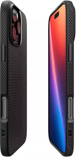 Spigen Liquid Air Back Cover Σιλικόνης 0.3mm Matte Black (iPhone 16 Pro Max) ACS07988 - Image 5