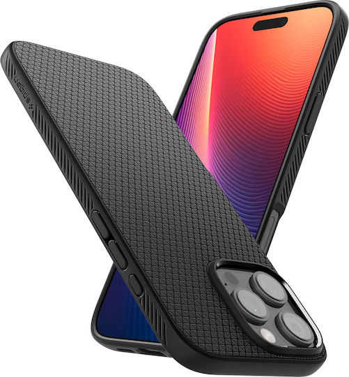 Spigen Liquid Air Back Cover Σιλικόνης 0.3mm Matte Black (iPhone 16 Pro Max) ACS07988 - Image 8