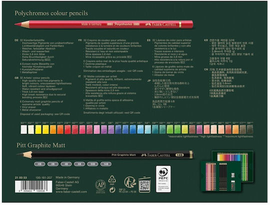 Faber-Castell Σετ 40 Μολύβια HB με Γόμα Γκρι 210053 - Image 6