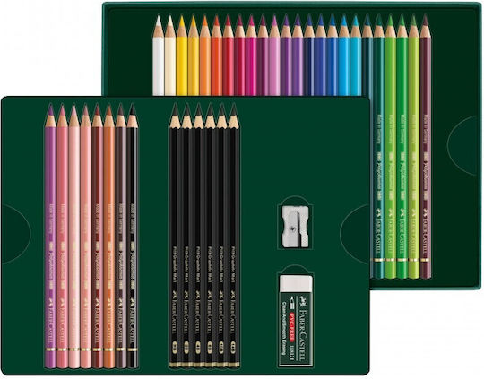 Faber-Castell Σετ 40 Μολύβια HB με Γόμα Γκρι 210053 - Image 11