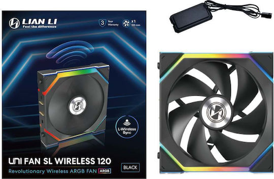 Lian Li UNIFAN SL Wireless Case Fan 120mm με RGB Φωτισμό - Image 2