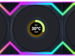 Lian Li UNIFAN SL Wireless LCD Reverse (Include Controller) Case Fan 120mm με RGB Φωτισμό 3τμχ
