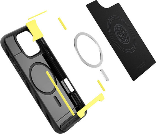 Spigen Rugged Armor Magfit Back Cover Πλαστικό 2mm Matte Black (iPhone 16 Pro Max) ACS07986 - Image 10