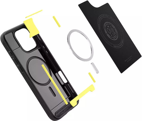 Spigen Rugged Armor Magfit Back Cover Πλαστικό 2mm Matte Black (iPhone 16 Pro Max) ACS07986 - Image 9