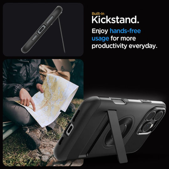Spigen Slim Armor MagFit Back Cover Πλαστικό 2mm Μαύρο (iPhone 16 Pro Max) ACS08034 - Image 10