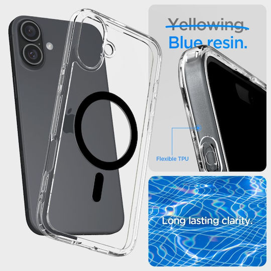 Spigen Ultra Hybrid MagFit Back Cover Πλαστικό 1.2mm Μαύρο (iPhone 16 Plus) ACS08076 - Image 7