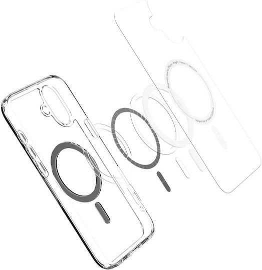 Spigen Ultra Hybrid MagFit Back Cover Πλαστικό 1.2mm Μαύρο (iPhone 16 Plus) ACS08076 - Image 5