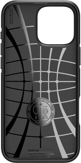 Spigen Core Armor Back Cover Σιλικόνης 1.2mm Μαύρο (iPhone 16 Pro Max) ACS08023 - Image 4