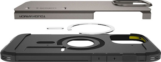 Spigen Tough Armor AI MagFit Back Cover Πλαστικό 2mm Gunmetal (iPhone 16 Pro Max) ACS08012 - Image 7