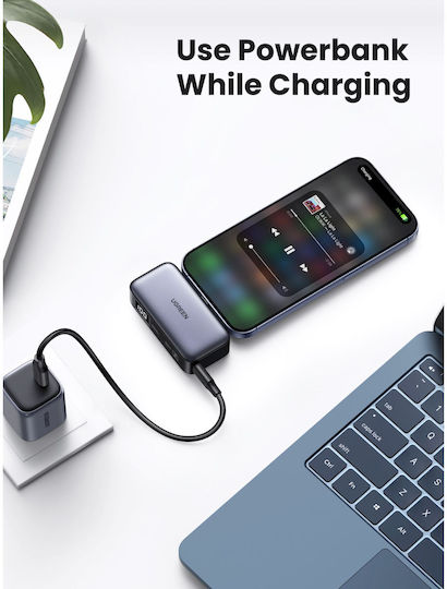Ugreen PB503 Power Bank 5000mAh 20W Power Delivery Γκρι - Image 11