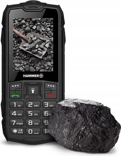 Hammer Rock Dual SIM Κινητό με Κουμπιά Μαύρο - Image 6