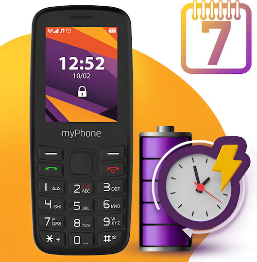 MyPhone 6410 Dual SIM Κινητό με Μεγάλα Κουμπιά (Αγγλικό) Μαύρο - Image 7