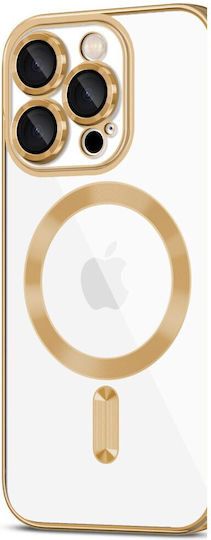 Tech-Protect Magflex Back Cover Tempered Glass Shiny Gold (iPhone 16 Pro) 123494 - Image 2