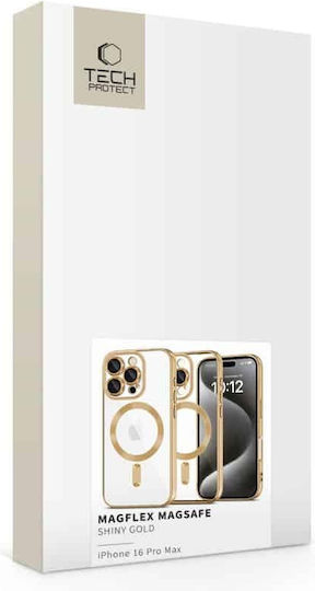 Tech-Protect Magflex Back Cover Tempered Glass Shiny Gold (iPhone 16 Pro) 123494 - Image 8
