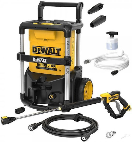 Dewalt Πλυστικό Μπαταρίας 18V Solo με Πίεση 110bar και Μεταλλική Αντλία DCMPW1600N - Image 5