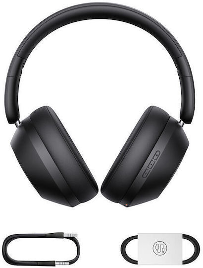 Baseus Bass 30 Max Ασύρματα / Ενσύρματα On Ear Ακουστικά με 50 ώρες Λειτουργίας και Quick Charge Μαύρα - Image 2