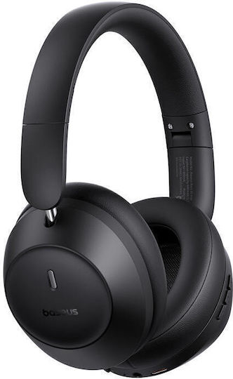 Baseus Bass 30 Max Ασύρματα / Ενσύρματα On Ear Ακουστικά με 50 ώρες Λειτουργίας και Quick Charge Μαύρα - Image 3
