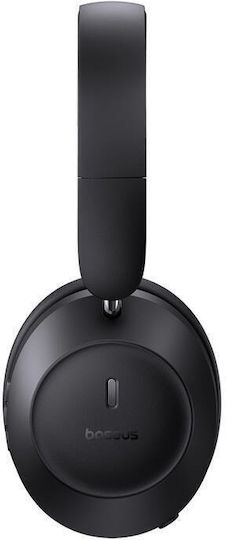 Baseus Bass 30 Max Ασύρματα / Ενσύρματα On Ear Ακουστικά με 50 ώρες Λειτουργίας και Quick Charge Μαύρα - Image 4