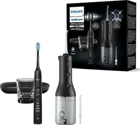 Philips Sonicare DiamondClean 9000 Ηλεκτρική Οδοντόβουρτσα Μαύρη