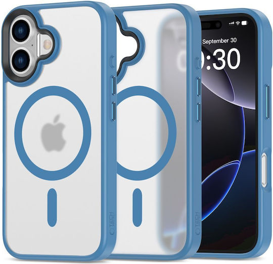 Tech-Protect Magmat Back Cover Πλαστικό / Σιλικόνης 2mm Μπλε (iPhone 16)
