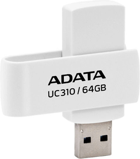 Adata Uc310 64GB USB 3.2 Stick Λευκό - Image 3