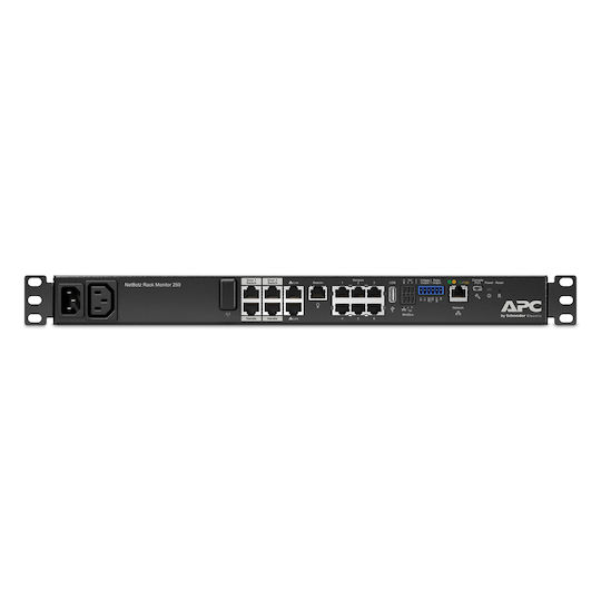 APC Patch Panel 10 Θυρών Μαύρο NBRK0250A
