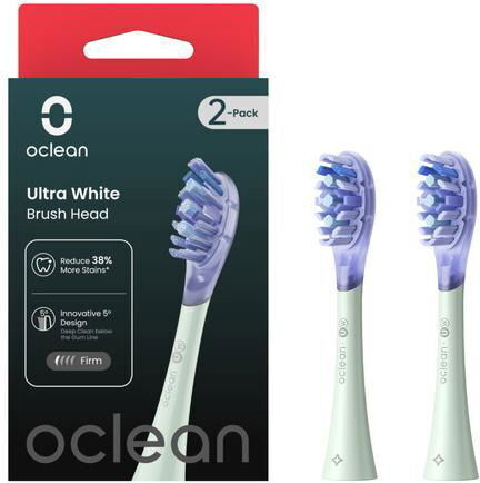 OClean Ultra White Ανταλλακτικές Κεφαλές για Ηλεκτρική Οδοντόβουρτσα 2τμχ - Image 2
