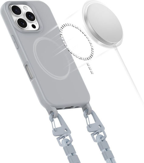 Tech-Protect Magnecklace Back Cover Σιλικόνης Γκρι (iPhone 16 Pro Max) - Image 2