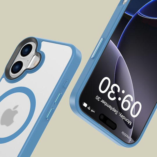Tech-Protect Magmat Back Cover Πλαστικό / Σιλικόνης 2mm Μπλε (iPhone 16) - Image 2