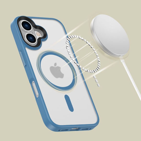 Tech-Protect Magmat Back Cover Πλαστικό / Σιλικόνης 2mm Μπλε (iPhone 16) - Image 3