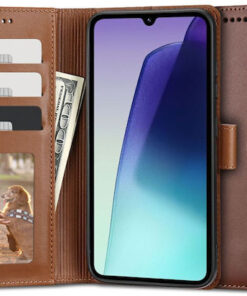 Tech-Protect Wallet Δερματίνης Καφέ (Redmi 14C / Poco C75)