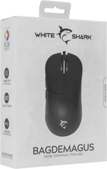 White Shark GM-5010 Bagdemagus RGB Gaming Ποντίκι 7200 DPI Μαύρο - Image 3