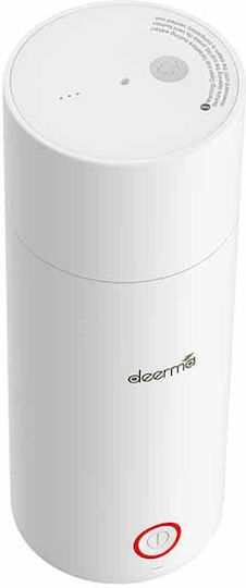 Deerma Ποτήρι Θερμός Ανοξείδωτο 350ml Λευκό με Λαβή DR050 - Image 2