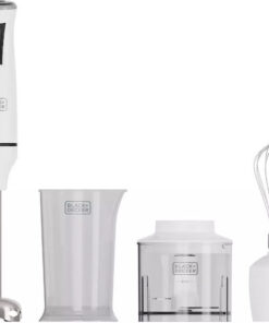 Black & Decker ES9160180B Ραβδομπλέντερ με Ανοξείδωτη Ράβδο 750W Λευκό