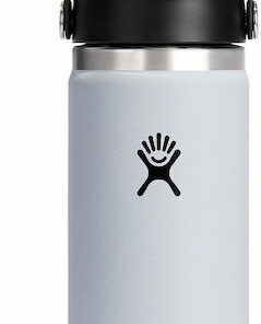 Hydro Flask Coffee Flex Sip Lid Ποτήρι Θερμός Ανοξείδωτο BPA Free 473ml Λευκό με Καπάκι-Θηλιά (Loop) W16BCX110
