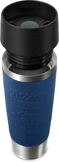 Emsa Travel Ποτήρι Θερμός Ανοξείδωτο 500ml Μαύρος N2022100 - Image 2