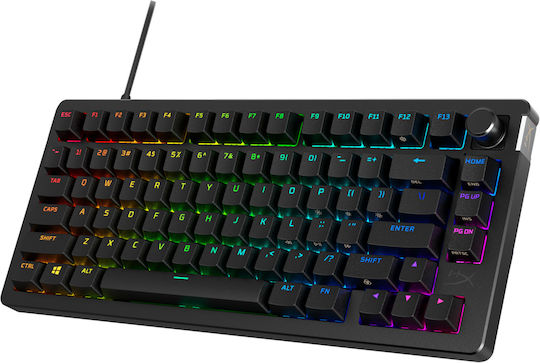 HyperX Alloy Rise 75 Ασύρματο Gaming Μηχανικό Πληκτρολόγιο με RGB φωτισμό (Αγγλικό US) - Image 6