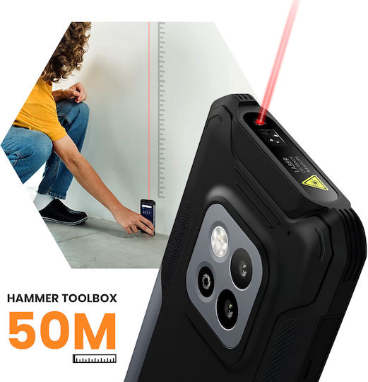 Hammer Construction 2 5G (6/128GB) Ανθεκτικό Smartphone Μαύρο - Image 2