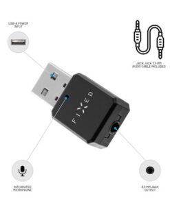 Alternative view of Fixed Bluetooth 5.1 Receiver με θύρες εξόδου USB / 3.5mm Jack και Μικρόφωνο