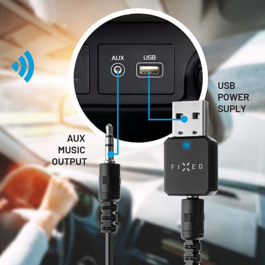 Fixed Bluetooth 5.1 Receiver με θύρες εξόδου USB / 3.5mm Jack και Μικρόφωνο - Image 4