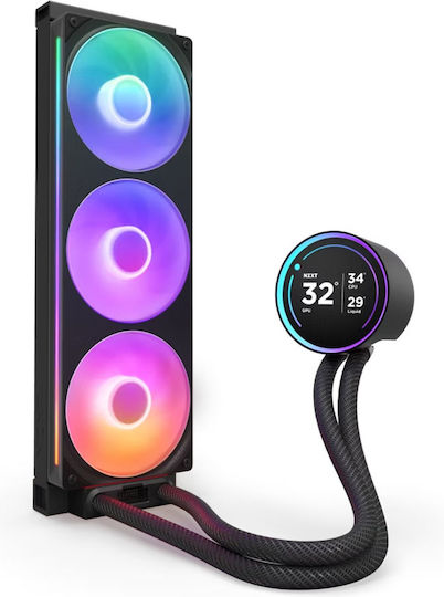 NZXT Kraken Elite 360 (v2) Υδρόψυξη Επεξεργαστή Τριπλού Ανεμιστήρα 120mm για Socket AM4/AM5/1700/1200 με RGB Φωτισμό - Image 6