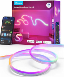 Alternative view of Govee Smart Ταινία LED Neon Rope Light 2 Wi-Fi RGB Φως 3m Neon Flex με Τροφοδοτικό H61D3