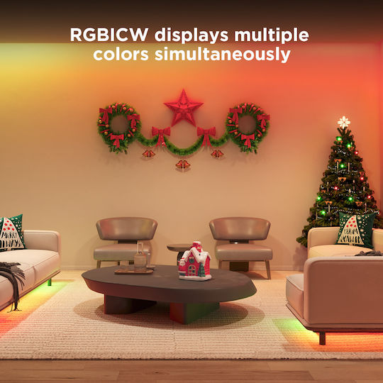 Govee Smart Ταινία LED Wi-Fi RGB Φως 10m με Τροφοδοτικό H612CCD1 - Image 4